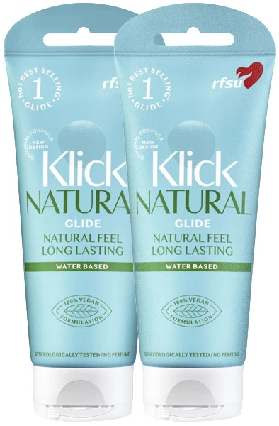 2-pack RFSU Klick Natural Glide 100ml 3 2-pack RFSU Klick Natural Glide 100ml