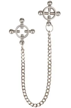 Cal Exotics 4-Point Nipple Press With Chain