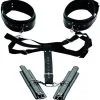 Master Series Acquire Easy Access Thigh Harness With Wrist Cuffs -Anal sexleketøy butikk p acquire easy access thigh harness with wrist cuffs