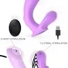 Action G-spot Vibrator With Clitoral Stimulation -Anal sexleketøy butikk p action g spot vibrator with clitoral stimulation 101151