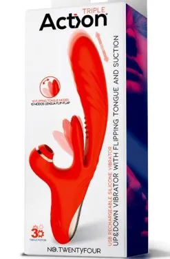 Action No. 24 Up & Down, Flip-flap Tongue & Suction Vibe -Anal sexleketøy butikk p action no. 24 up down flip flap tongue suction vibe productimage 4