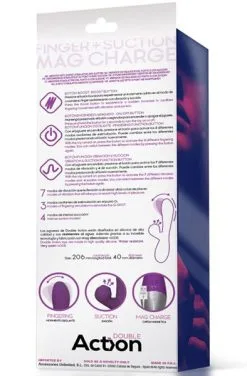 Action No.18 Finger & Suction Vibrator -Anal sexleketøy butikk p action no.18 finger suction vibrator 3 022233 1