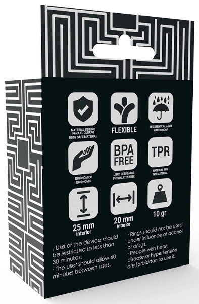 Addicted Toys Penis Ring Set Black 5 Addicted Toys Penis Ring Set Black - Bilde 3