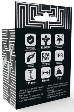 Addicted Toys Rings Set For Penis Black -Anal sexleketøy butikk p addicted toys rings set for penis black 3