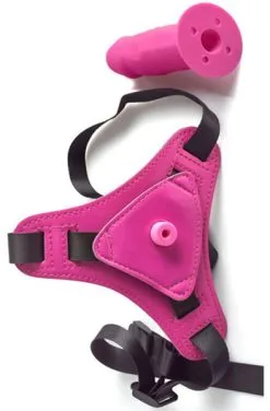 Toyz4lovers Adjustable Strap-On Belt With Realistic Dildo -Anal sexleketøy butikk p adjustable strap on belt with realistic dildo 4 210342