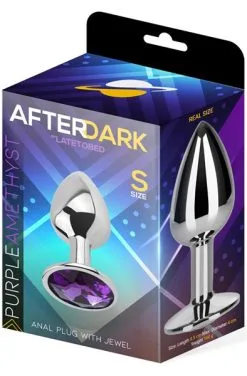 Afterdark Purple Amethyst Anal Plug S 7 Afterdark Purple Amethyst Anal Plug S -Anal sexleketøy butikk p afterdark purple amethyst anal plug s 3 154925