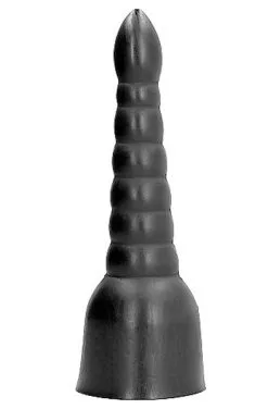 All Black Anal Dildo 34cm