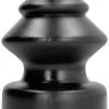 All Black Butt Plug 19 Cm -Anal sexleketøy butikk p all black butt plug 19 cm