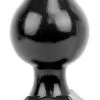 All Black Vinyl Anal Plug 22 Cm -Anal sexleketøy butikk p all black vinyl anal plug 22 cm