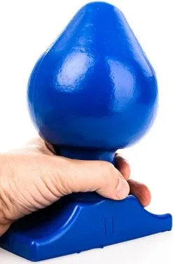 All Blue Vinyl Anal Plug 19 Cm