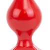 All Red Vinyl Anal Plug 16,5 Cm