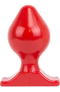 All Red Vinyl Anal Plug 16,5 Cm