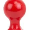All Red Vinyl Anal Plug 17 Cm