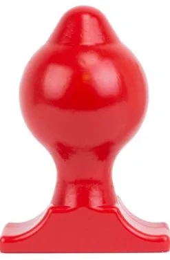 All Red Vinyl Anal Plug 17 Cm