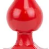 All Red Vinyl Anal Plug 19 Cm -Anal sexleketøy butikk p all red vinyl anal plug 19 cm