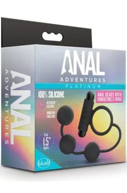 Blush Novelties Anal Adventures Anal Bead With C-Ring -Anal sexleketøy butikk p anal adventures anal bead with c ring 3 184430