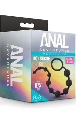 Blush Novelties Anal Adventures Platinum Anal Beads 31cm -Anal sexleketøy butikk p anal adventures platinum anal beads 31cm 3 225215