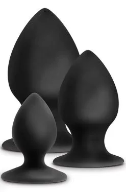 Blush Novelties Anal Adventures Platinum Anal Stout Plug Kit