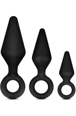 Blush Novelties Anal Adventures Platinum Loop Plug Kit