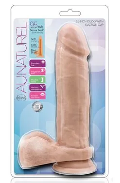 Blush Novelties Au Naturel Dildo Vanilla 24cm -Anal sexleketøy butikk p au naturel dildo vanilla 24cm 2