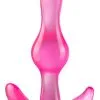 Blush Novelties B Yours Curvy Anal Plug Pink