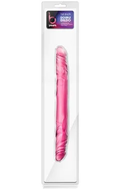 Blush Novelties B Yours Double Dildo Pink 35 Cm -Anal sexleketøy butikk p b yours double dildo pink 35 cm 3