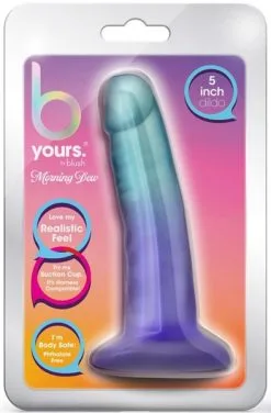 Blush Novelties B Yours Morning Dew Dildo Sapphire 14 Cm -Anal sexleketøy butikk p b yours morning dew dildo sapphire 14 cm productimage 5