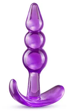 Blush Novelties B Yours Triple Bead Anal Plug Purple