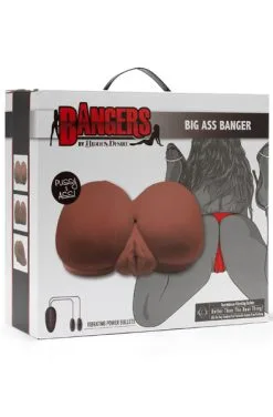 Hidden Desire Big Ass Banger Vibrator Brown 3 Kg -Anal sexleketøy butikk p big ass banger vibrator brown 3 kg 5 1