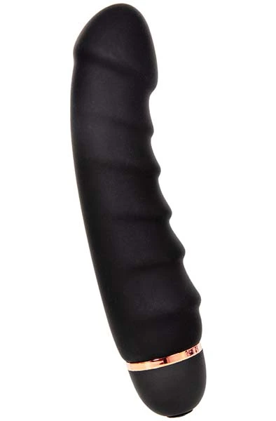 Sustainable Pleasure Black Amazing Ribbed Vibrator 4 Sustainable Pleasure Black Amazing Ribbed Vibrator - Bilde 2