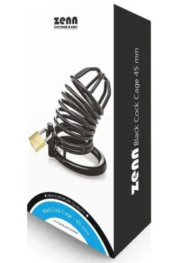 Zenn Black Cock Cage 45mm -Anal sexleketøy butikk p black cock cage 45mm 3 021854