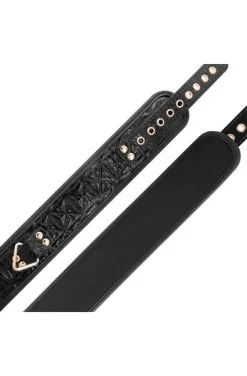 Begme Fetish Games Black Edition Premium Vegan Leather Collar -Anal sexleketøy butikk p black edition premium vegan leather collar 2 160612