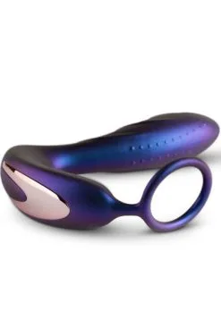 HUEMAN. Black Hole Anal Vibrator With Cockring -Anal sexleketøy butikk p black hole anal vibrator with cockring productimage 2 003941