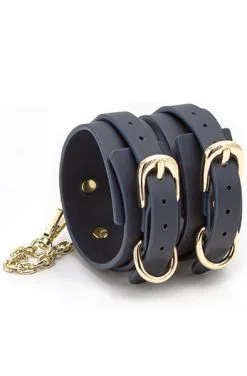 NS Novelties Bondage Couture Ankle Cuff Blue