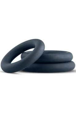 Boners 3-Piece Cock Ring Set Grey
