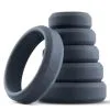 Boners 6-Piece Cock Ring Set -Anal sexleketøy butikk p boners 6 piece cock ring set