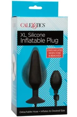 Cal Exotics XL Silicone Inflatable Plug -Anal sexleketøy butikk p cal exotics xl silicone inflatable plug 3