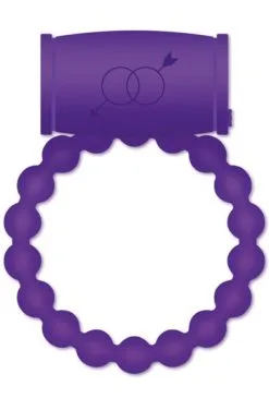 Casual Love Vibrating Cock Ring Purple