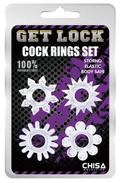 Chisa Novelties Cock Ring Set Clear