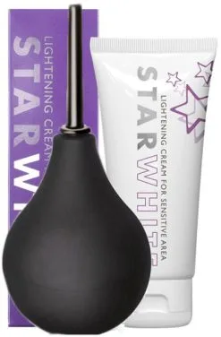 Paketerbjudande Cobeco Star White 50ml + Anal Douche