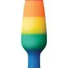Dream Toys Colourful Love Rainbow Anal Plug Small -Anal sexleketøy butikk p colourful love rainbow anal plug small