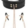 Coquette Fantasy Collar With Nipples Clamps -Anal sexleketøy butikk p coquette fantasy collar with nipples clamps 191337 1