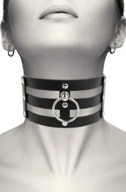 Coquette Hand Crafted Choker Vegan Leather Fetish