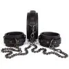 Please Be Kind! Dark Desire Collar With Ankle Cuffs -Anal sexleketøy butikk p dark desire collar with ankle cuffs 132403