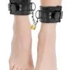 Darkness Ankle Cuffs Black -Anal sexleketøy butikk p darkness ankle cuffs black