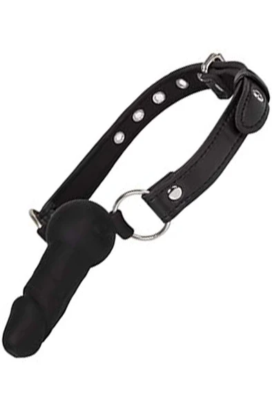 Diabolique Black Gag With Dildo 3 Diabolique Black Gag With Dildo