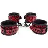 Diabolique Dark Hog-Tie With Cuffs Red -Anal sexleketøy butikk p diabolique dark hog tie with cuffs red productimage 1