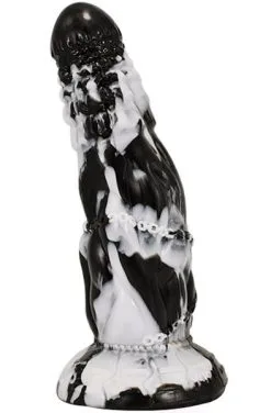 Fantasycolors Dildo Fheniks Black-White 21 Cm -Anal sexleketøy butikk p dildo fheniks black white 21 cm 2 141230