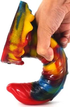 Fantasycolors Dildo Lizard Multicolour 23 Cm -Anal sexleketøy butikk p dildo lizard multicolour 23 cm 2 214340