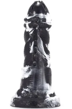 Fantasycolors Dildo Nox Black-White 20 Cm -Anal sexleketøy butikk p dildo nox black white 20 cm 2 141209